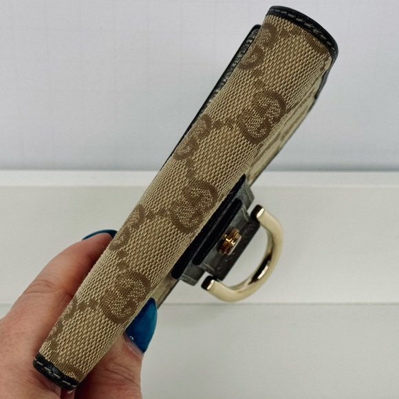 Gucci Canvas Canvas Compact Metallic Wallet - Picture 5 of 11